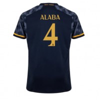 Fotballdrakt Herre Real Madrid David Alaba #4 Bortedrakt 2023-24 Kortermet